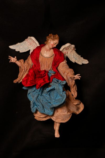 Angelo con testa in terracotta - 30 cm